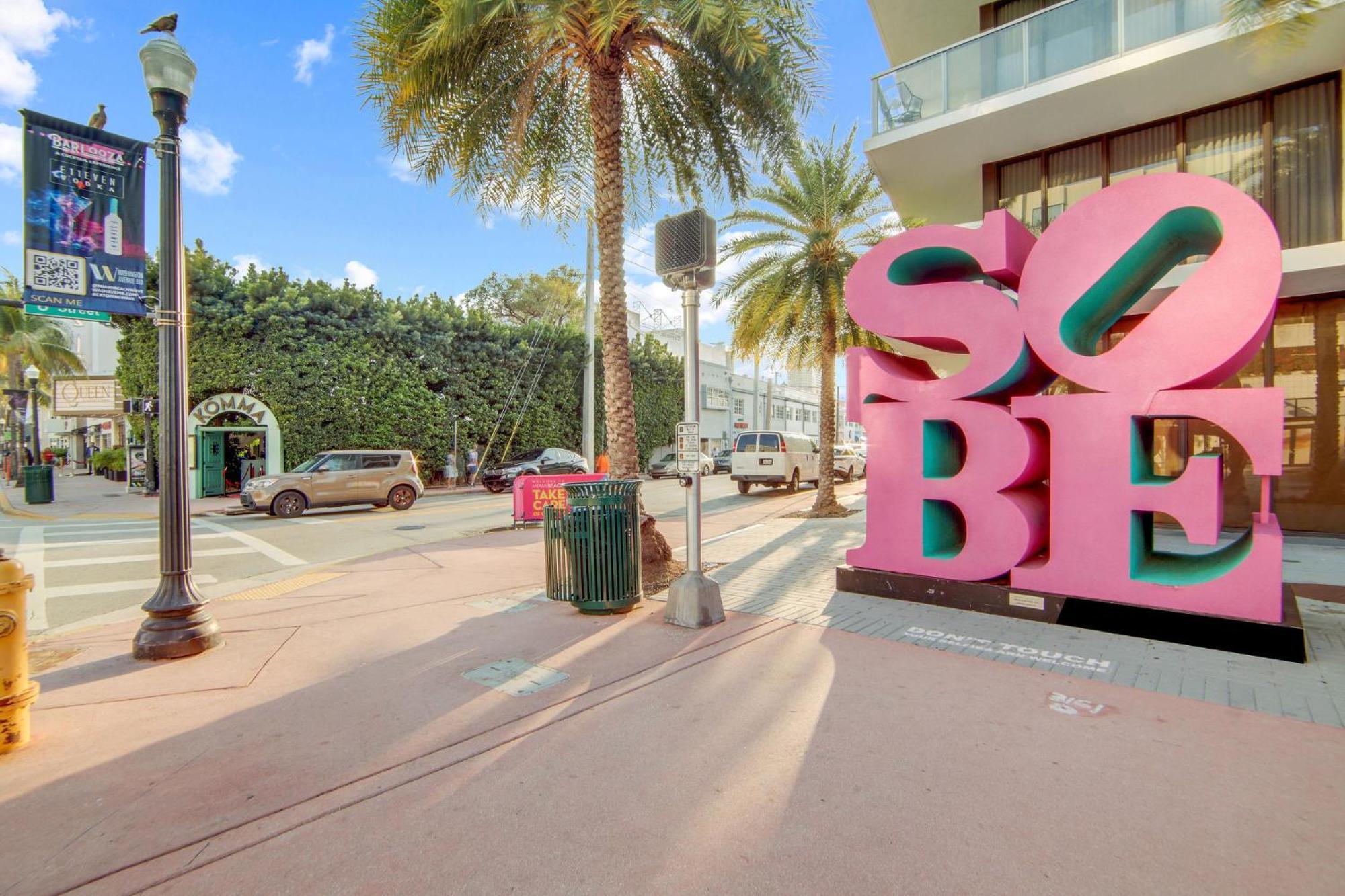 Beachside 1 B/R, W/2 Queen Beds, Ocean Drive Sobe Apartment Miami Beach Exterior photo